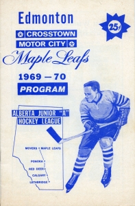 Edmonton Maple Leafs 1969-70 game program