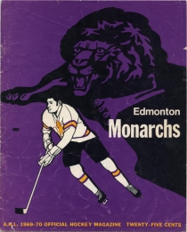 Edmonton Monarchs 1969-70 game program