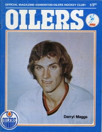 Edmonton Oilers 1977-78 game program