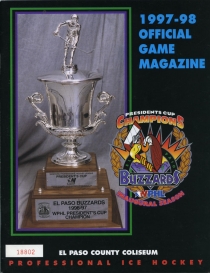 El Paso Buzzards 1997-98 game program