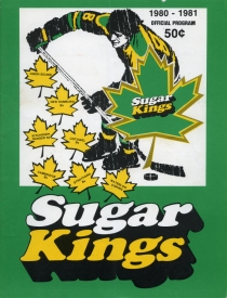 Elmira Sugar Kings 1980-81 game program