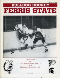 Ferris State University 1986-87 game program