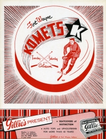 Fort Wayne Komets 1953-54 game program