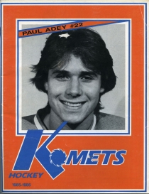 Fort Wayne Komets 1985-86 game program