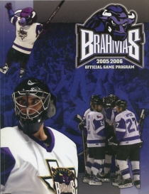 Fort Worth Brahmas 2005-06 game program