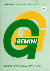 Georgetown Gemini 1975-76 game program
