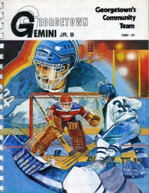 Georgetown Gemini 1980-81 game program