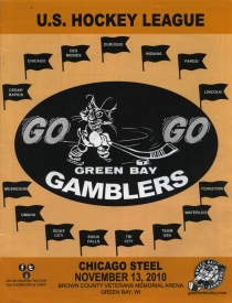 Green Bay Gamblers 2010-11 game program