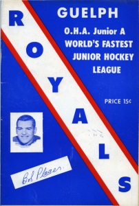 Guelph Royals 1960-61 game program