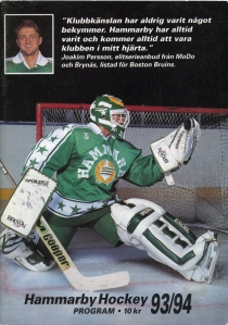 Hammarby IF 1993-94 game program