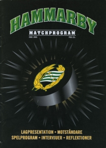 Hammarby IF 2002-03 game program