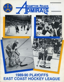 Hampton Roads Admirals 1989-90 game program