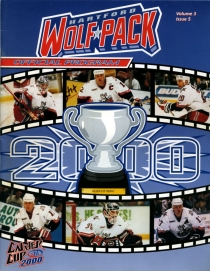 Hartford Wolf Pack 1999-00 game program