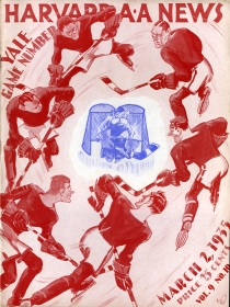 Harvard University 1934-35 game program