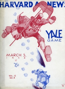 Harvard University 1937-38 game program