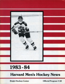 Harvard University 1983-84 game program