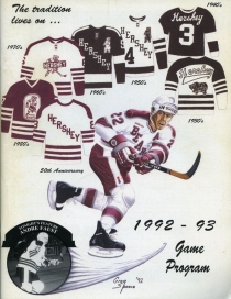 Hershey Bears 1992-93 game program