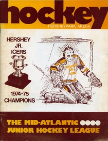 Hershey Jr. Icers 1975-76 game program