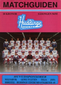 Huddinge IK 1994-95 game program