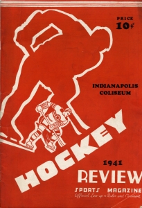 Indianapolis Capitals 1940-41 game program