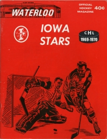 Iowa Stars 1969-70 game program