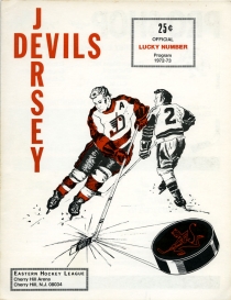 Jersey Devils 1972-73 game program