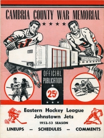 Johnstown Jets 1952-53 game program