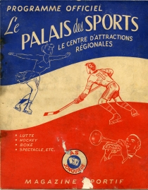 Jonquiere Aces 1951-52 game program