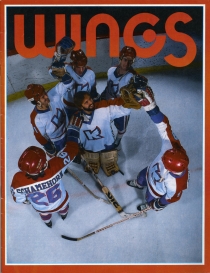 Kalamazoo Wings 1984-85 game program