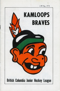 Kamloops Braves 1976-77 game program