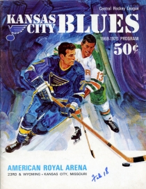 Kansas City Blues 1969-70 game program