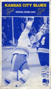 Kansas City Blues 1976-77 game program