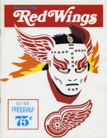 Kansas City Red Wings 1977-78 game program