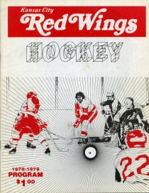 Kansas City Red Wings 1978-79 game program