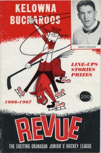 Kelowna Buckaroos 1966-67 game program