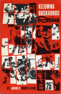 Kelowna Buckaroos 1967-68 game program