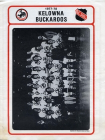 Kelowna Buckaroos 1977-78 game program