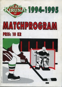 Kiruna IF 1994-95 game program