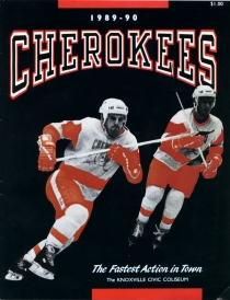 Knoxville Cherokees 1989-90 game program