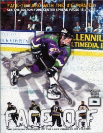 Lake Charles Ice Pirates 1999-00 game program
