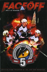 Lake Erie Monsters 2011-12 game program