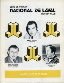 Laval National 1977-78 game program