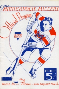 Minneapolis Millers 1936-37 game program