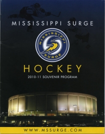 Mississippi Surge 2010-11 game program