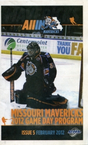 Missouri Mavericks 2011-12 game program