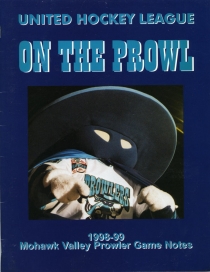 Mohawk Valley Prowlers 1998-99 game program