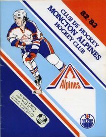 Moncton Alpines 1982-83 game program