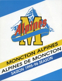 Moncton Alpines 1995-96 game program