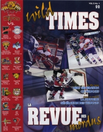 Moncton Wildcats 1998-99 game program
