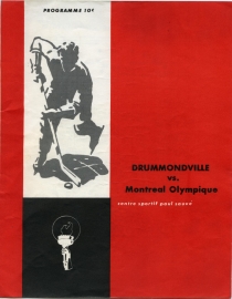 Montreal Olympics 1961-62 game program